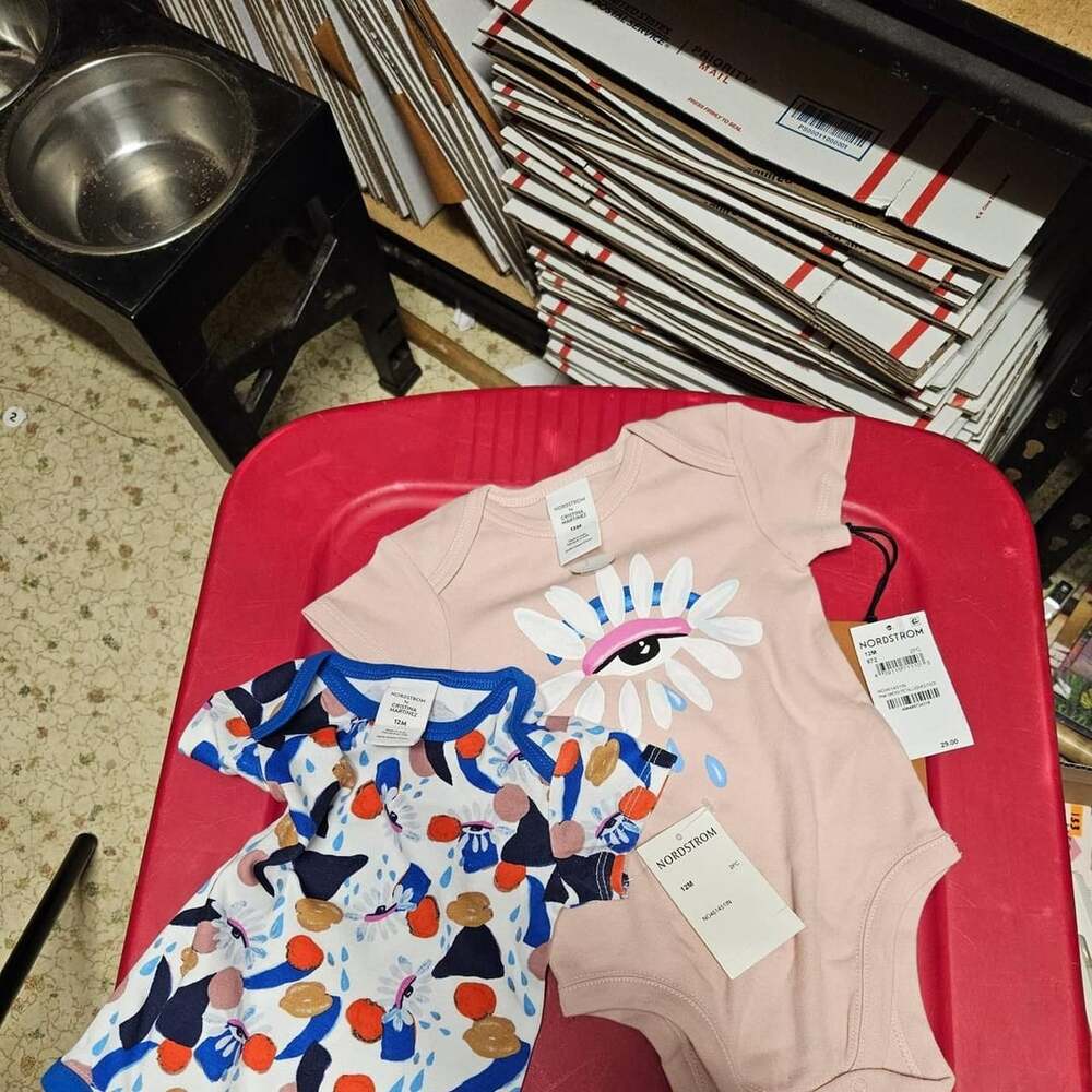 (200) Nordstrom by Cristina Martinez Pink Smoke Petal Lashes Bodysuit Pack